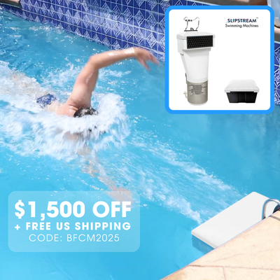 Slipstream™ Performance - Portable Swim Machine | Up To 1:20 Hundred Yard Pace