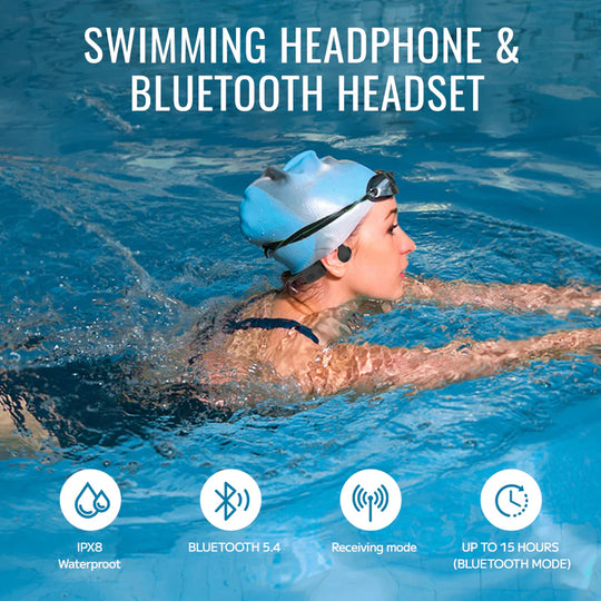 bluetooth swimming goggles Underwater Streaming Headphones