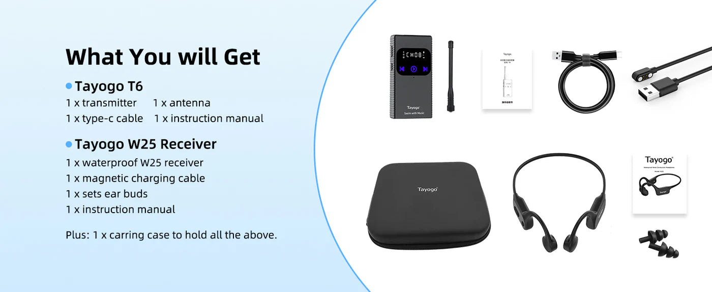 Underwater Streaming Headphones