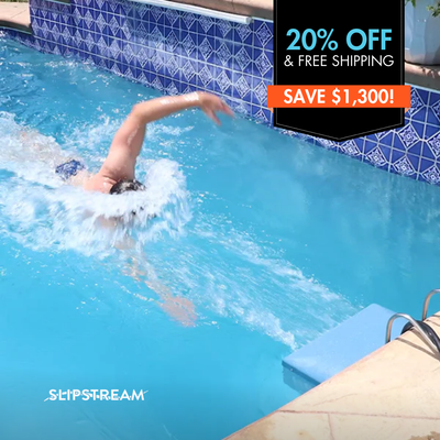 Slipstream™ Performance - Portable Swim Machine | Up To 1:20 Hundred Yard Pace