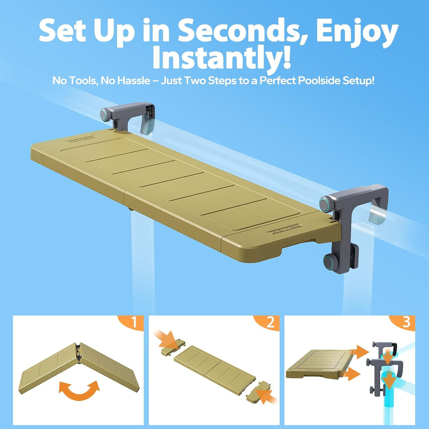 Slipstream Above Ground Pool Shelf + Protective Sleeve